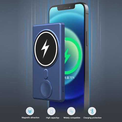 3 In 1 Magnetic Power Bank Compatible For IPhone And Compatible For IWatch 5 SG5 - Zdjęcie 8 z 10