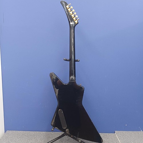 EPIPHONE 1958 KORINA EXPLORER model Black Electric Guitar Used From Japan - Afbeelding 5 van 11