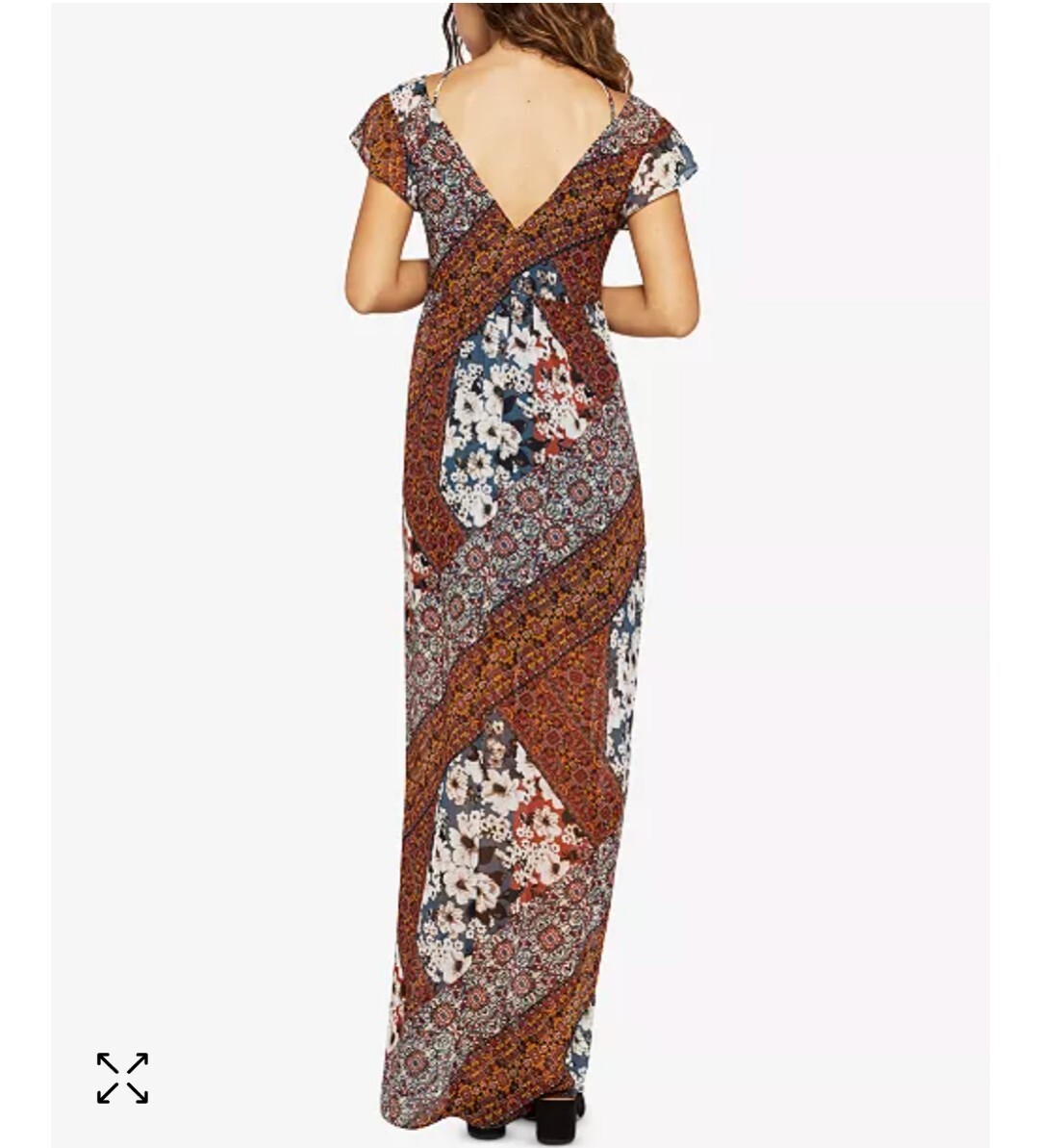 BCBGeneration Patchwork Print Sleeveless Maxi Dre… - image 4