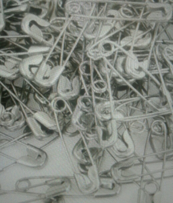 6 Random Safety Pins 