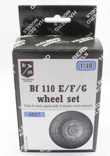 Messerschmitt Bf 110 E/F/G Halberd Models wheels set 1/48 kit