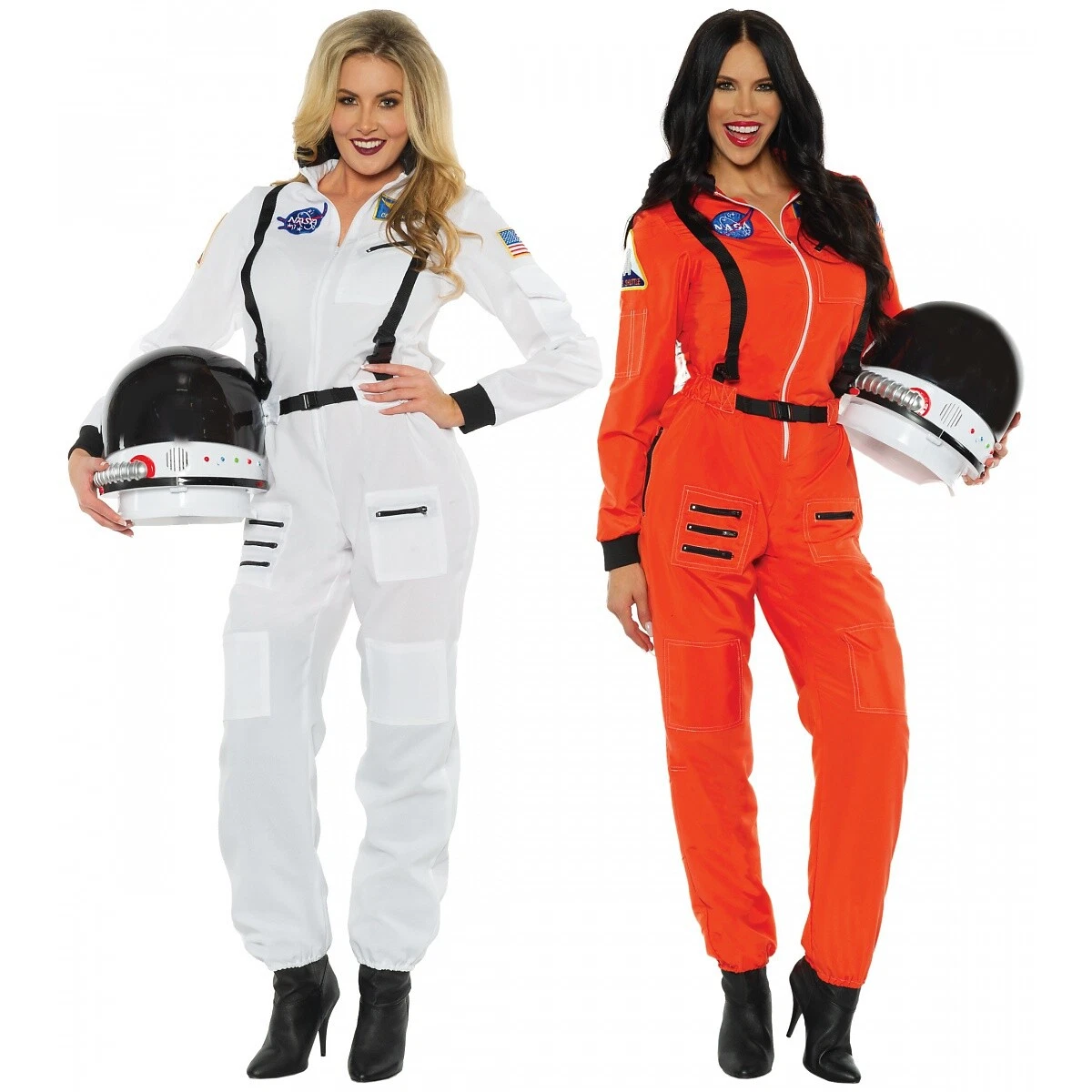 Astronaut Costume Womens Adult NASA Halloween Fancy Dress eBay