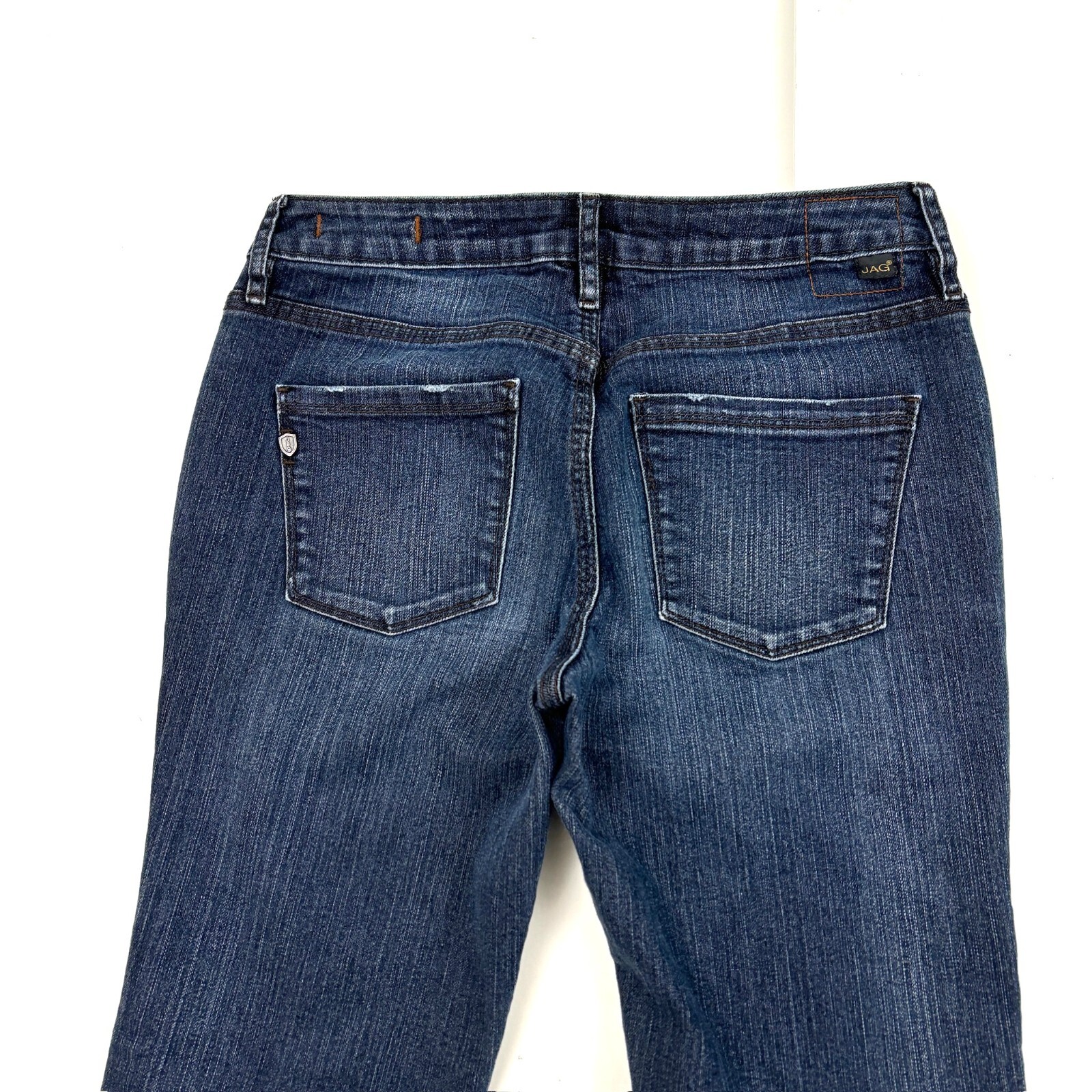 JAG Low Rise Slim Leg Women's size 2 Dark Wash Blue Denim jeans