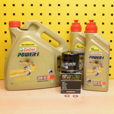 Indian Chief Classic Dark Horse Vintage Öl Ölfilter 6 Liter Castrol Power1 20w50