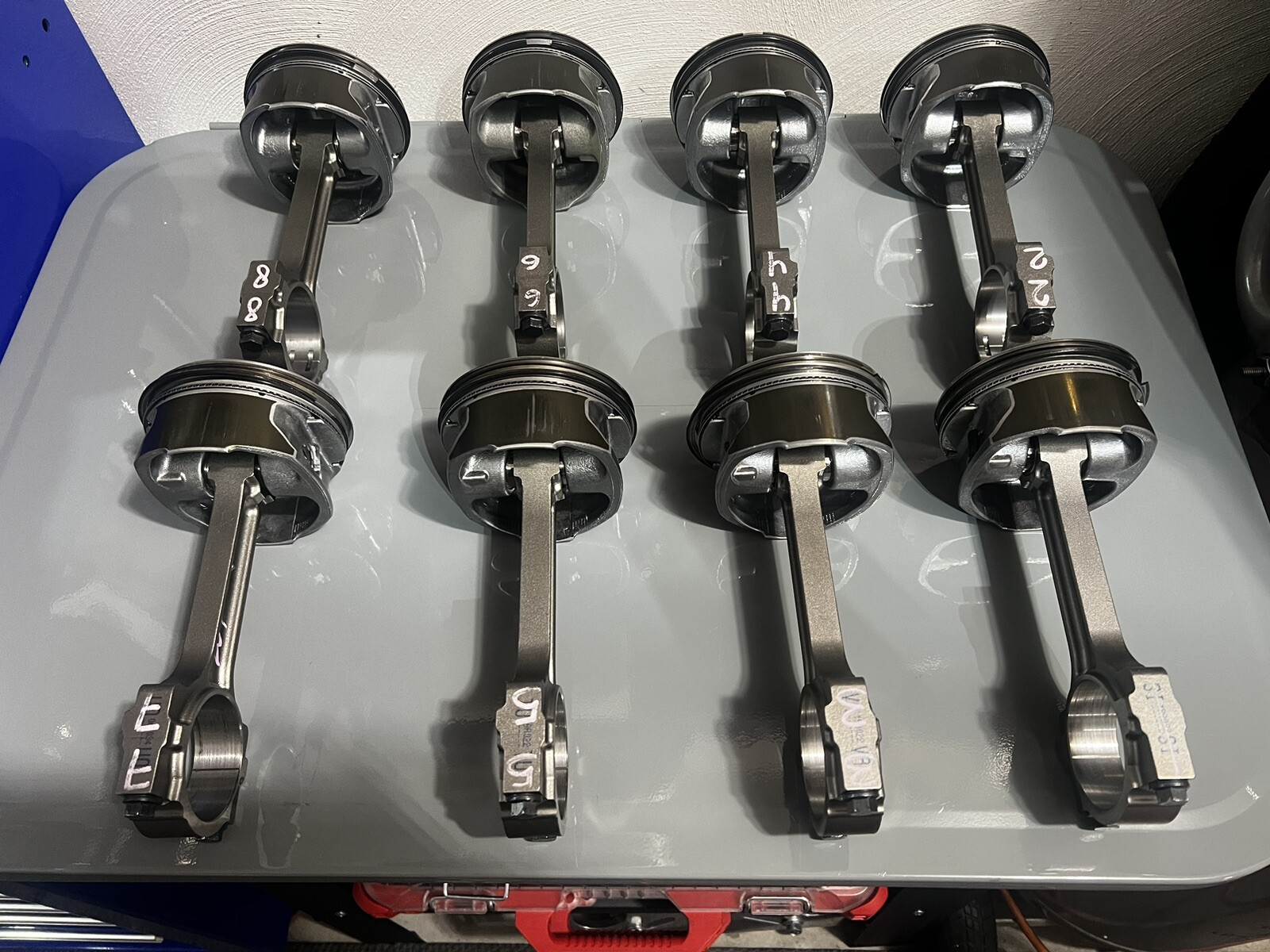 (8) GEN 4 LS3/L92 RODS AND PISTONS LSX 6.2 GM Chevy 4.065 Flat Top eBay