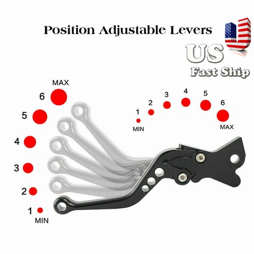 CNC Racing Short Brake Clutch Lever Grips For Banshee 350 Wolverine 350 02-2005 - Picture 18 of 18