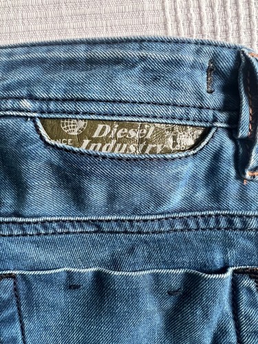 Diesel Safado Jeans 32 26.5   Blue Denim Excellent Tag 28 30 Slim Straight Short - Picture 14 of 16