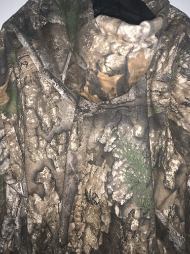 Carhartt Reworked Full Zip Real Tree Print Camo Hooded Jacket Coat - Men's Large - Bild 5 von 6