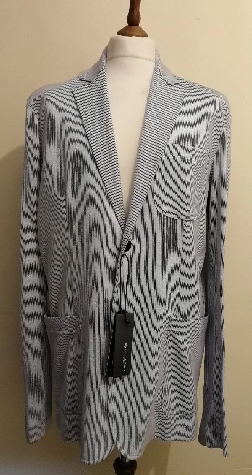 ERMANNO SCERVINO Men's Jersey Blazer Size uk 44, eu 54
