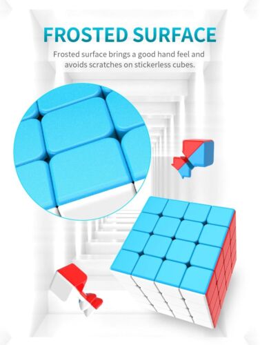 MOYU 4x4x4 Speed Cube Stickerless 4x4 Puzzle Cube - Picture 5 of 11