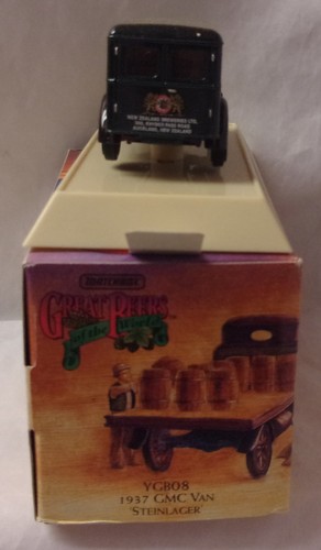 MJ7 Matchbox - Collectibles - YGB08 - 1937 GMC Van - Green - Steinlager - Picture 4 of 4