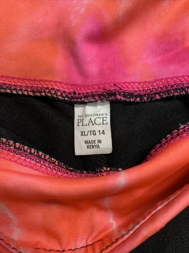 GIRLS SHORTS SIZE 14 BLACK BIKER SUPER CUTE!! - Picture 2 of 3