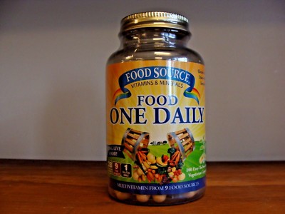 Solaray Food Source Multivitamin Food One Daily 100 Caps Vitamins Minerals 02/19