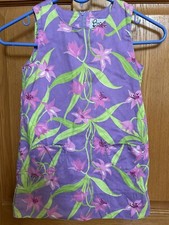 Girls Lilly Pulitzer Floral shift dress size 6X EUC
