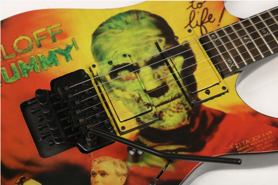 wall count up Regularity Electric Guitar Kirk Hammett LTD KH-3 Karloff Mummy Custom Painted Free Shipping | eBay wall count up Regularity Electric Guitar Kirk Hammett LTD KH-3 Karloff Mummy Custom Painted Free Shipping | eBay