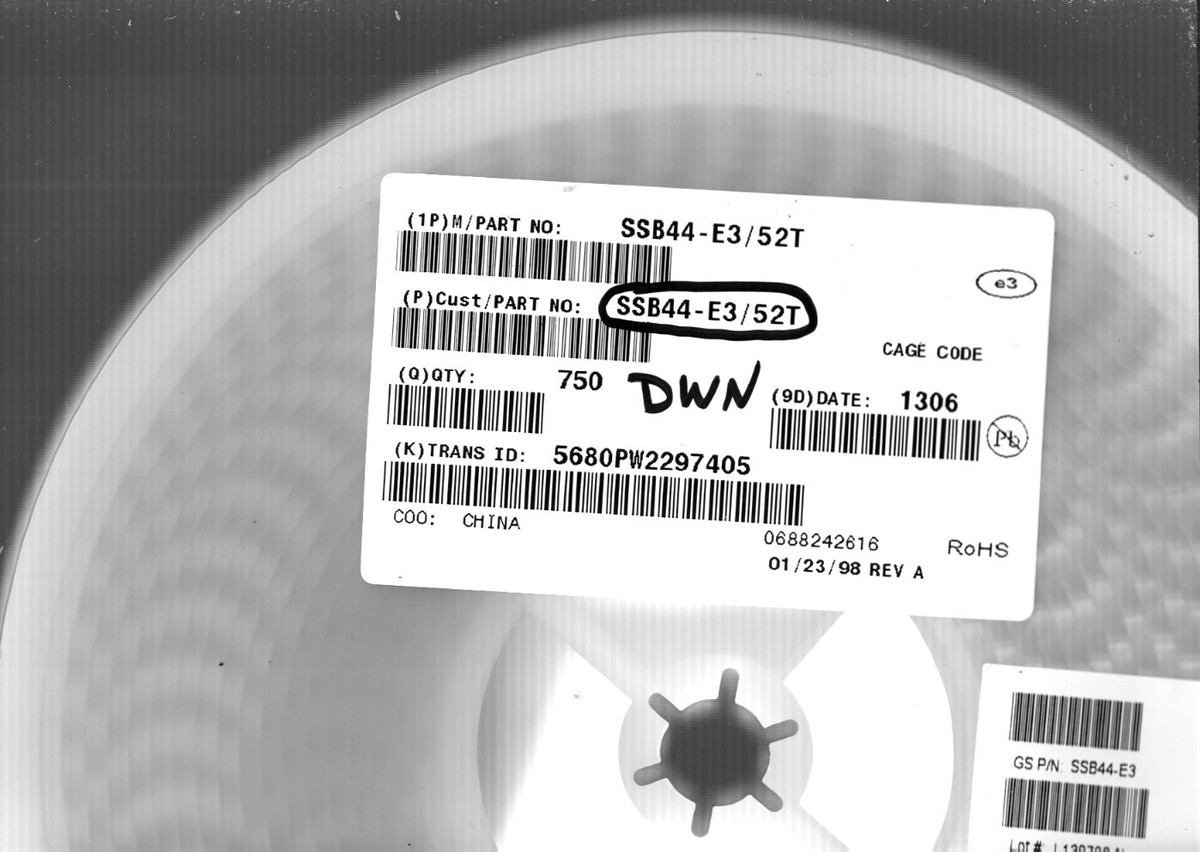3x SSB44-E3/52T Schottky-Gleichrichterdiode – 40V Produktbild-Vorschau 4