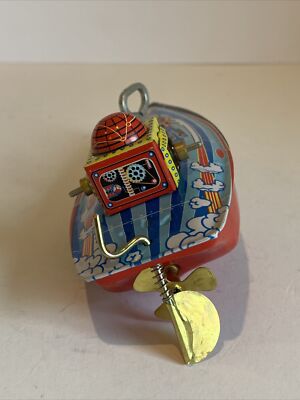 1996 Schylling Collector Series Mars Explorer Speedboat Wind Up