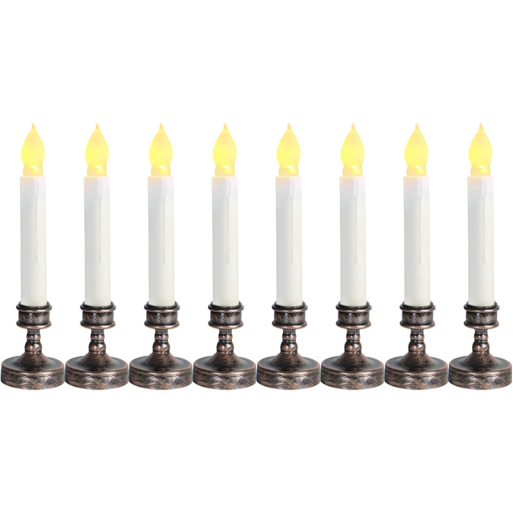 LED Light up Candle Electric Window Candles Plug Candlesticks Halloween