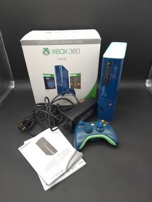 Microsoft Xbox 360 500GB Blau Spielekonsole in OVP