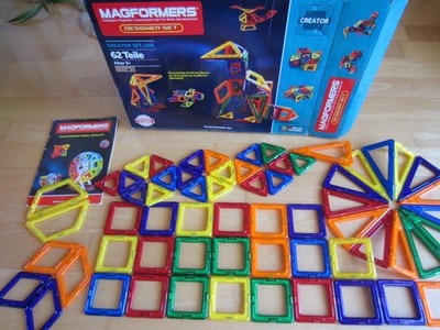 Magformers Creator Designer Set 62-teilig Magnetbausteine  - Top Zustand