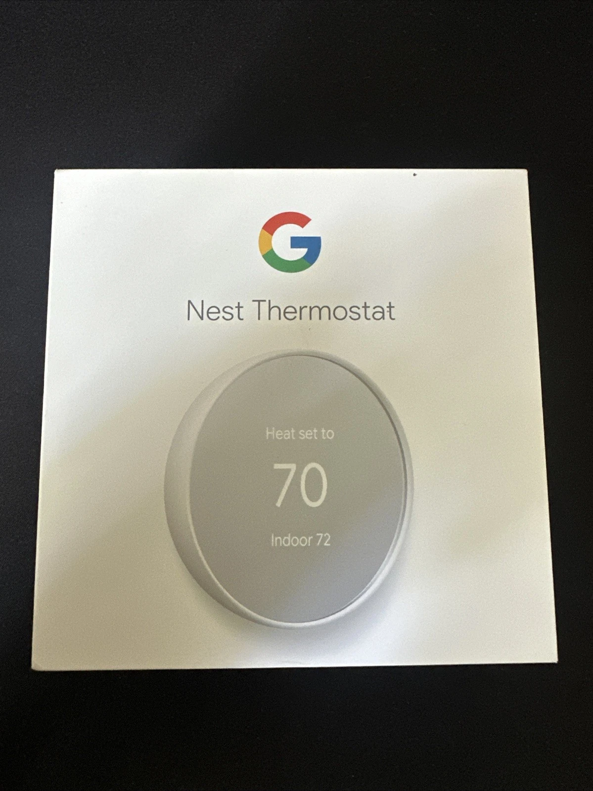 Google Nest Thermostat - Programmable Thermostat - Snow - New