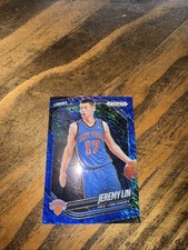2024-25 Panini Prizm Black Jeremy Lin  Legends Blue Shimmer 10/35