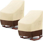 Outdoor Rocking Chair Cover 2 Pack, Heavy Duty Waterproof Patio Chair Cover for 