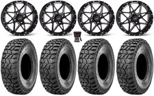 ITP Tornado 15" Wheels Black 33" Ridge Saw 2.0 Tires Yamaha YXZ1000R
