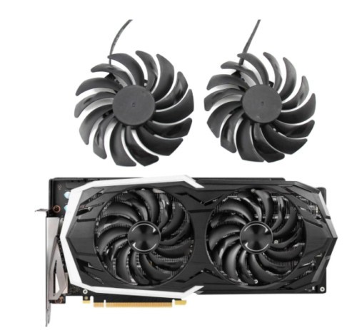 Cooling Fan For MSI GeForce RTX 2070 RTX2070 SUPER ARMOR OC PLD10010B12HH - Afbeelding 11 van 15