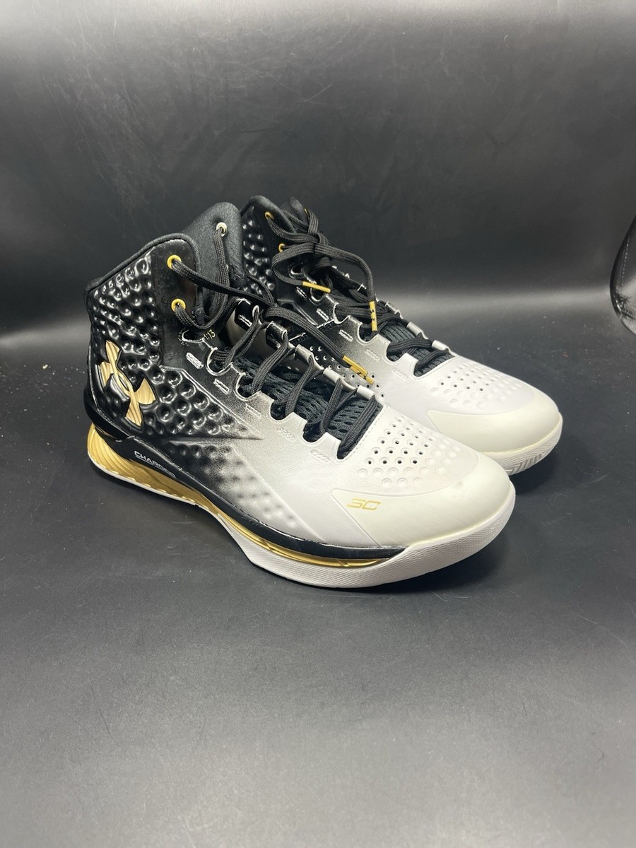 Under Armour UA Stephen Curry 1 MVP Black Gold 3026051-001  display picture 2
