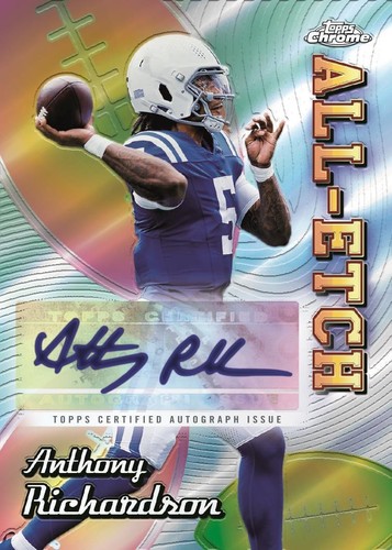2024 Topps Chrome Football Hobby Pack - Picture 4 of 12