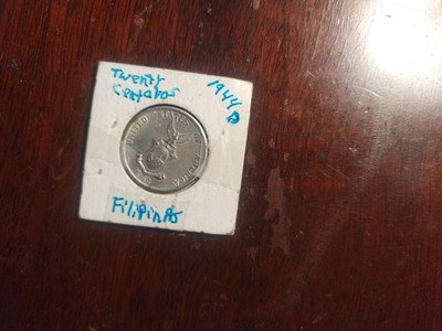 1944 D Twenty Centavos Filipinas 