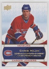 2008 Montreal Canadiens Centennial Set Parallel 100 52/100 Chris Nilan #239 0ae