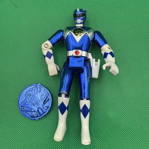 Vintage 1995 Bandai Power Rangers Movie, Blue Ranger, 5.5" figure