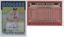 2021 Topps Silver Pack Series 2 1986 Chrome Baseball /30 Trevor Bauer Auto
