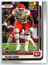 2022 Panini Instant KC Chiefs Super Bowl LVII Champions #10 Orlando Brown