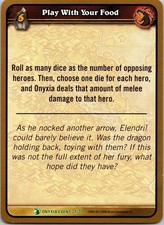 2006 Play With Your Food 21 Uncommon World of Warcraft WOW TCG CCG