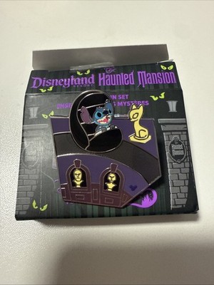 CHASER NEW Disneyland 2025 Haunted Mansion Map Puzzle Pin Stitch CHASER LE 300