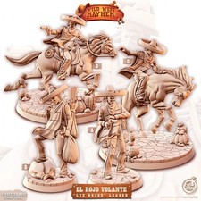 Rojo Volante Mexikanischer Bandit Miniatur