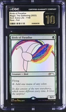 BIRDS OF PARADISE Secret Lair Foil Extra Life CGC Pristine 10 MTG [Nostalgium]