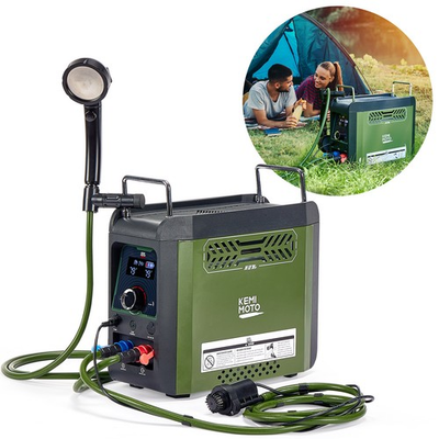 #ad #ad KEMIMOTO Portable Water Heater Propane Water Heater 4000mAh Rechargeable Battery $275.99