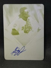 2026 Topps Chrome Fernando Tatis Jr Auto Yellow Printing Plate 1/1