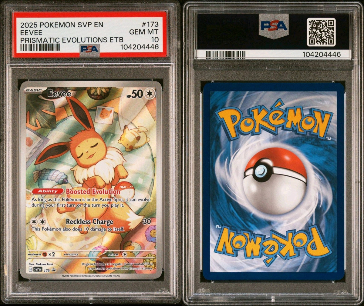 2025 Pokémon Prismatic Evolutions ETB Promo SVP EN #173 2025 Pokémon Prismatic Evolutions ETB Promo SVP EN #173