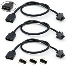 ARGB Female Cable, 1-to-1 ARGB Extension Cable, 5V 3-Pin Digital Addressable ...