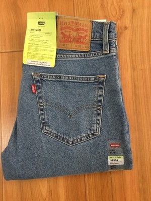 Levis 511 Slim Stretch Herren Jeanshose (045115655) Blau Gr:wählbar neu mit Etik