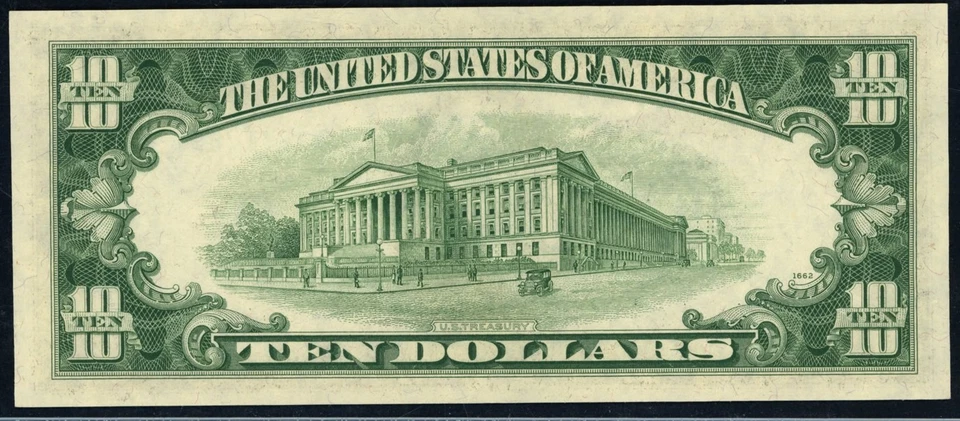 1950B $10 Chicago Federal Reserve Note Priest/Anderson PCGS Currency Gem 65 PPQ - Image 2 of 2