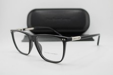 NEW POLO RALPH LAUREN RL 6242U 5001 BLACK SILVER AUTHENTIC EYEGLASSES 55-16