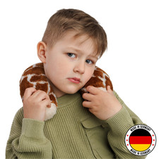 Giraffe Nackenkissen für Kinder Schlafkissen Nackenhörnchen Tiermotiv Auto Zug