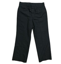Men Dress Pants Formal 34 30 Dark Gray Elegant Classy Church Work Wedding Sharp