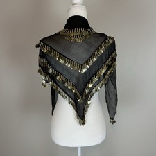 High Quality Vintage Belly Dance Hip Scarf Coin Belt Wrap Skirt Shawl Hippie